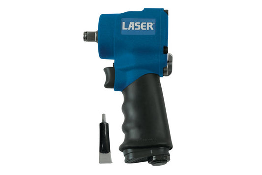 LASER 7681 Mini Air Impact Wrench 1/2" Drive 949 Nm Super Light Compact Tool