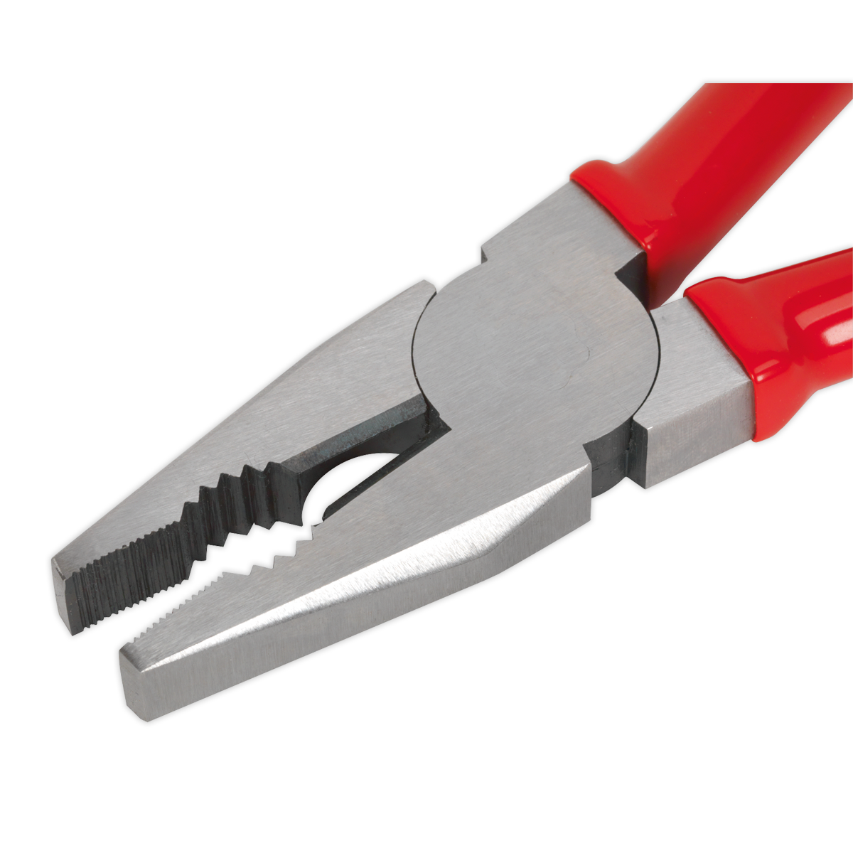 Sealey Combination Pliers 200mm Chrome Vanadium Steel Gripping Red AK8561