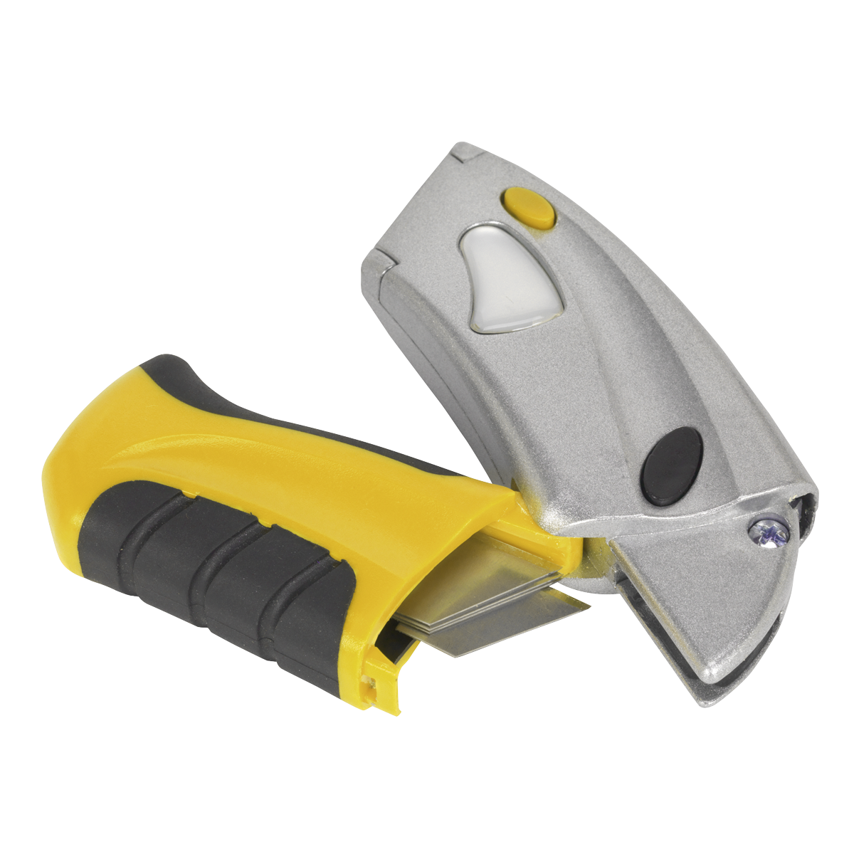 Sealey Retractable Utility Knife Heavy Duty Zinc Alloy Steel Construction AK8603