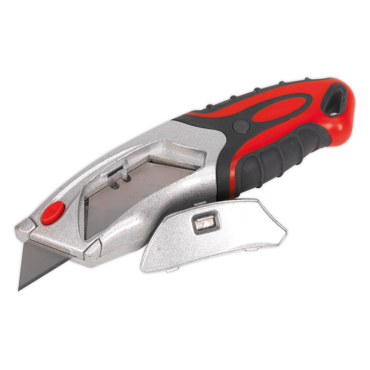 Sealey Retractable Utility Knife Auto Load Heavy Duty Zinc Alloy Steel AK8604