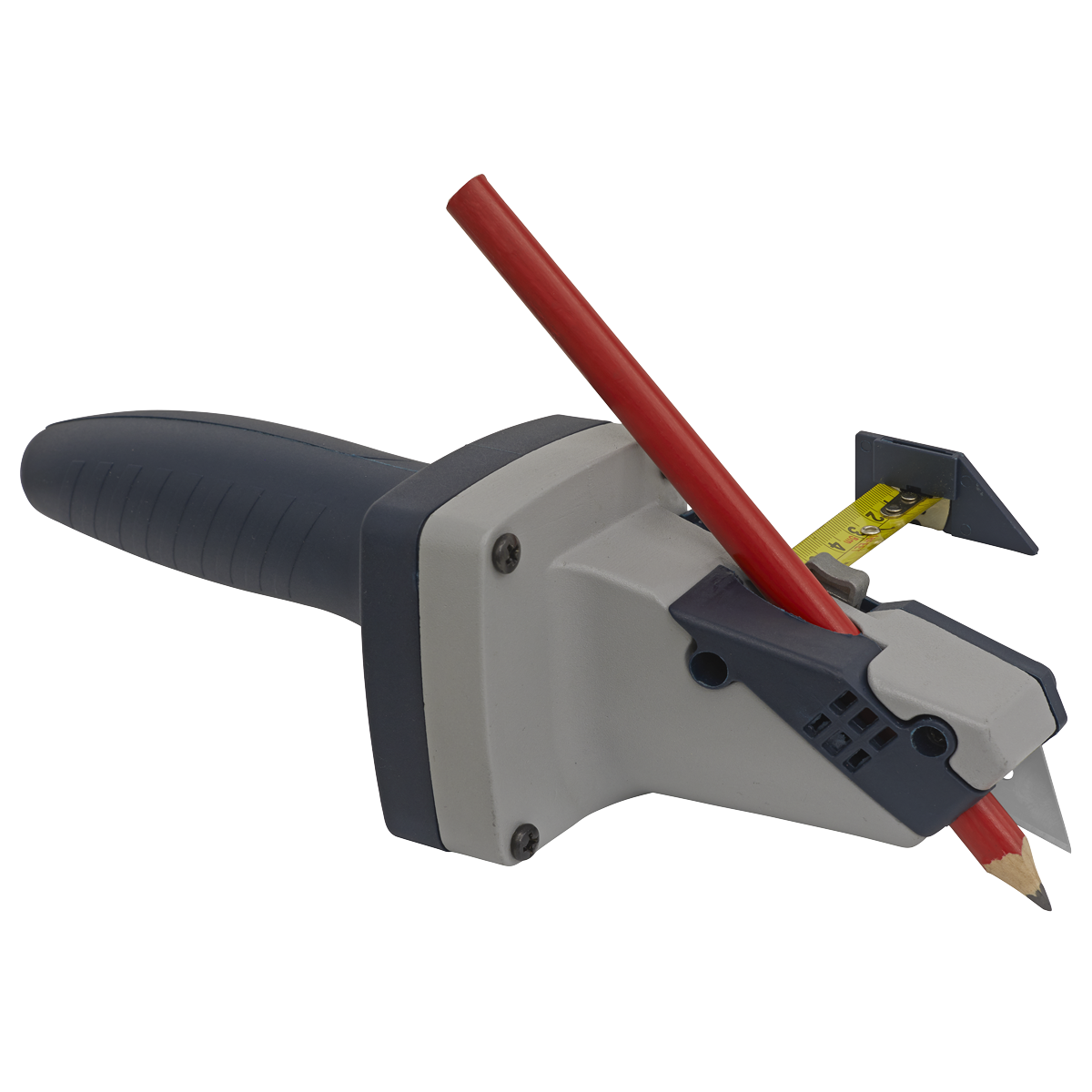Sealey Plasterboard Cutter Integral 5M Tape Measure & Guide Edge AK860CT