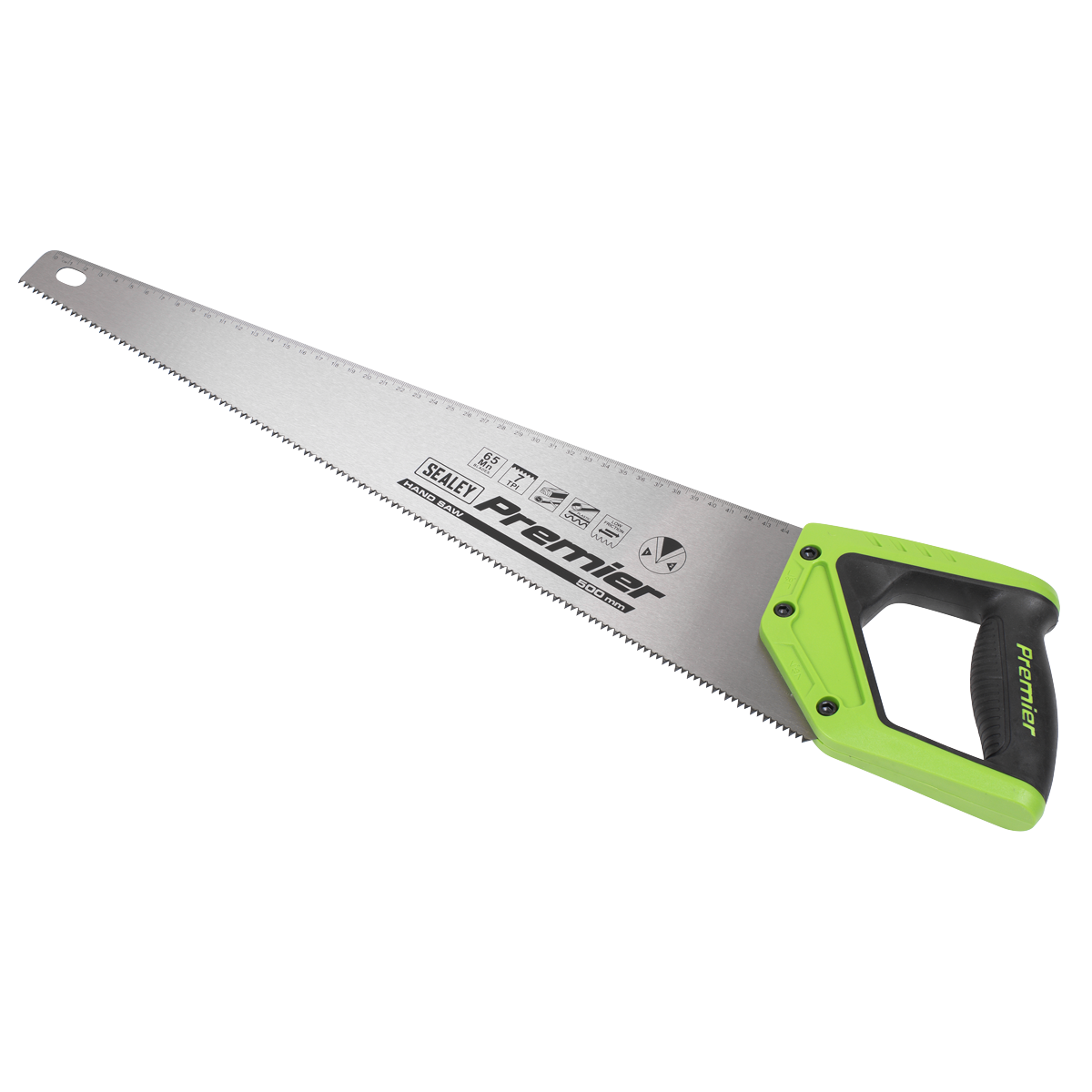 Sealey Handsaw 500mm 7TPI Carbon Steel Hardwood MDF Chipboard & Plastics AK8654