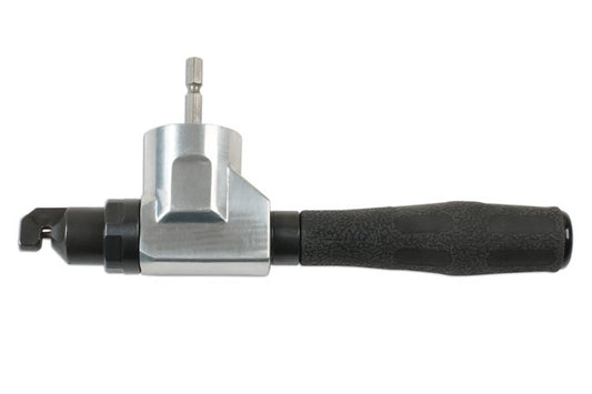 LASER 7693 Sheet Metal Nibbler Drill Attachment Cuts 1mm Steel 0.8mm Stainless