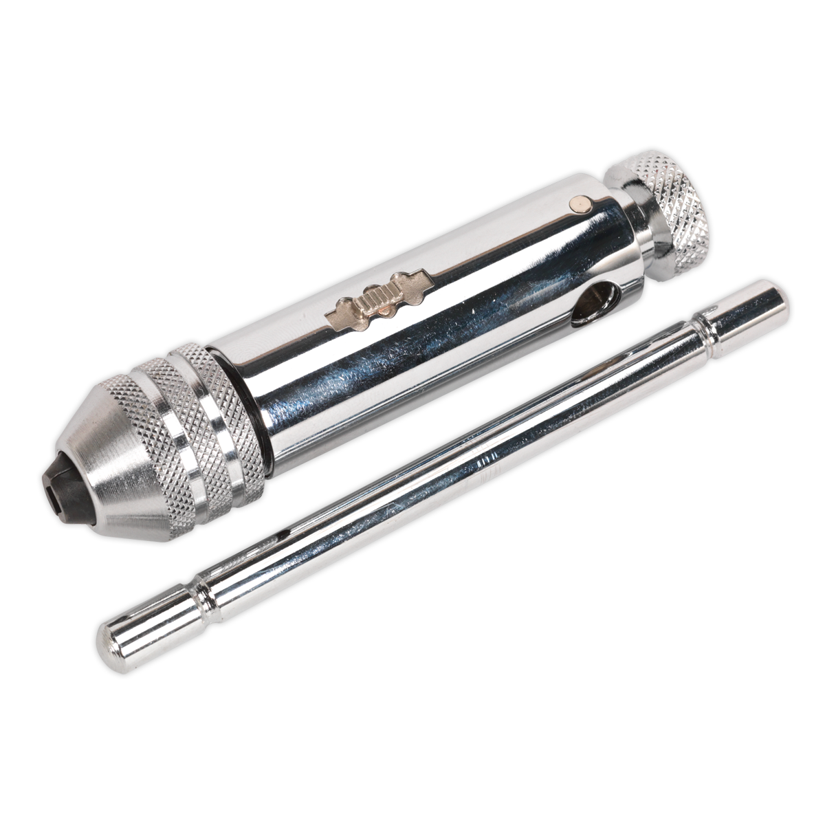 Sealey Ratchet Tap Wrench M5-M12 Hardened Steel With Plated Finish AK879W