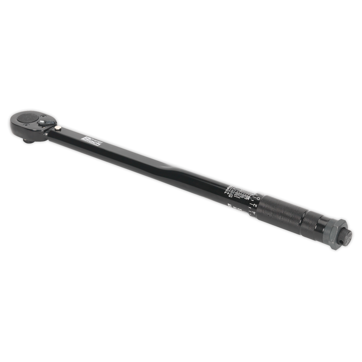 Sealey Micrometer Torque Wrench 1/2" Square Drive Calibrated Black Series AK624B