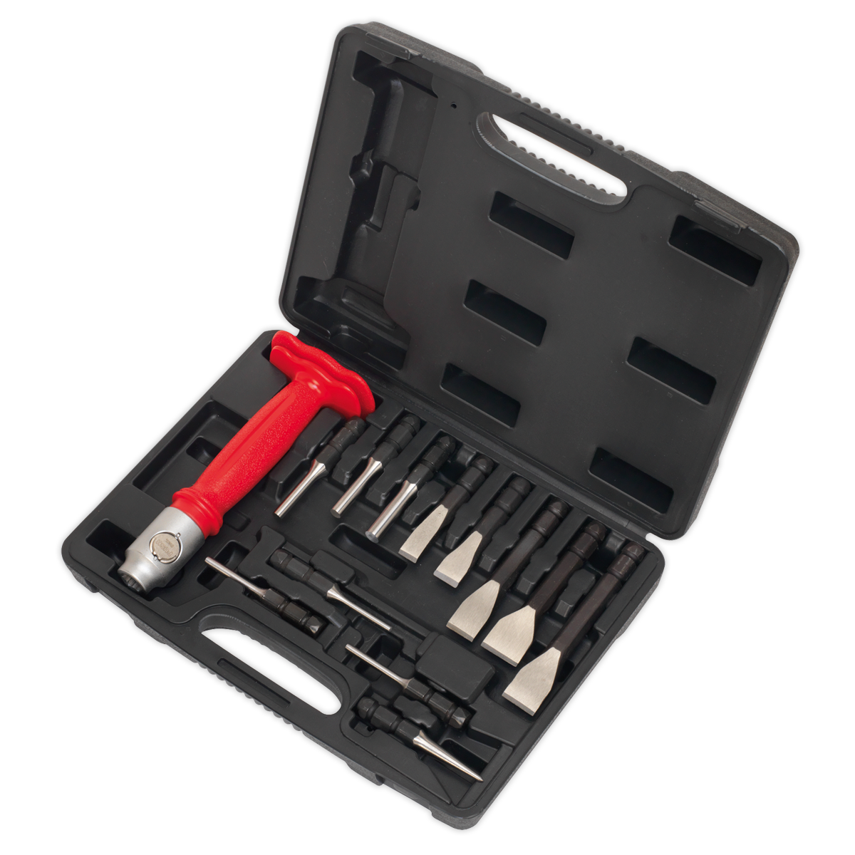 Sealey Interchangeable Punch & Chisel Set Corrosion Resistant 13 Pieces AK9215