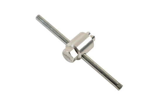 LASER 7719 Oil Drain Plug Socket Wrench Insert 26mm Aluminium Steel T-Handle