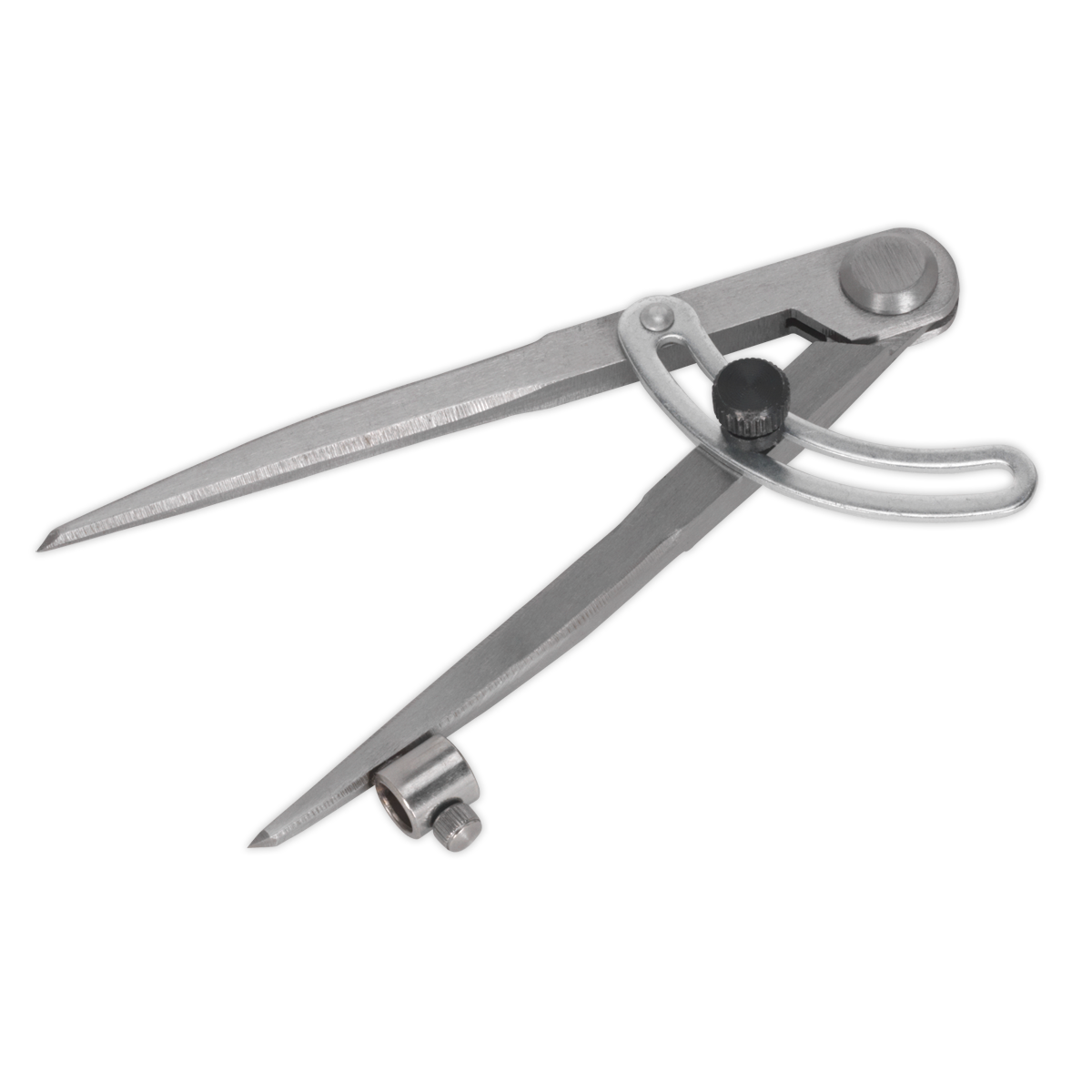 Sealey Locking Wing Divider With Compass 150mm Brushed Metal Finish AK97107