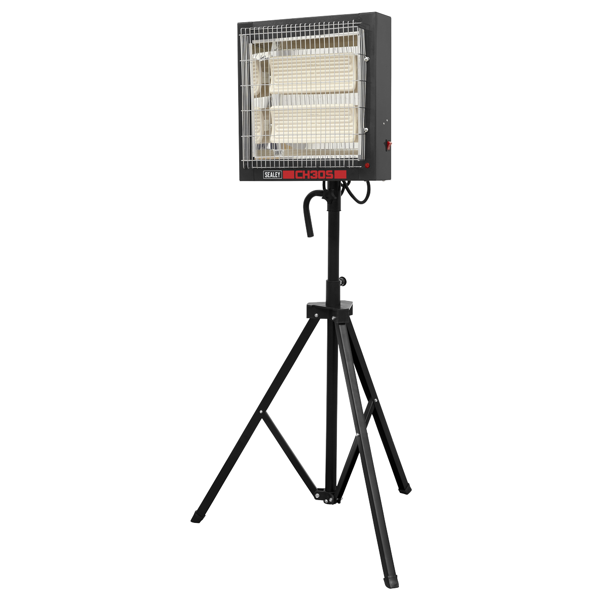 Sealey 230V Ceramic Heater With Telescopic Tripod Stand 1.4/2.8kW CH30S