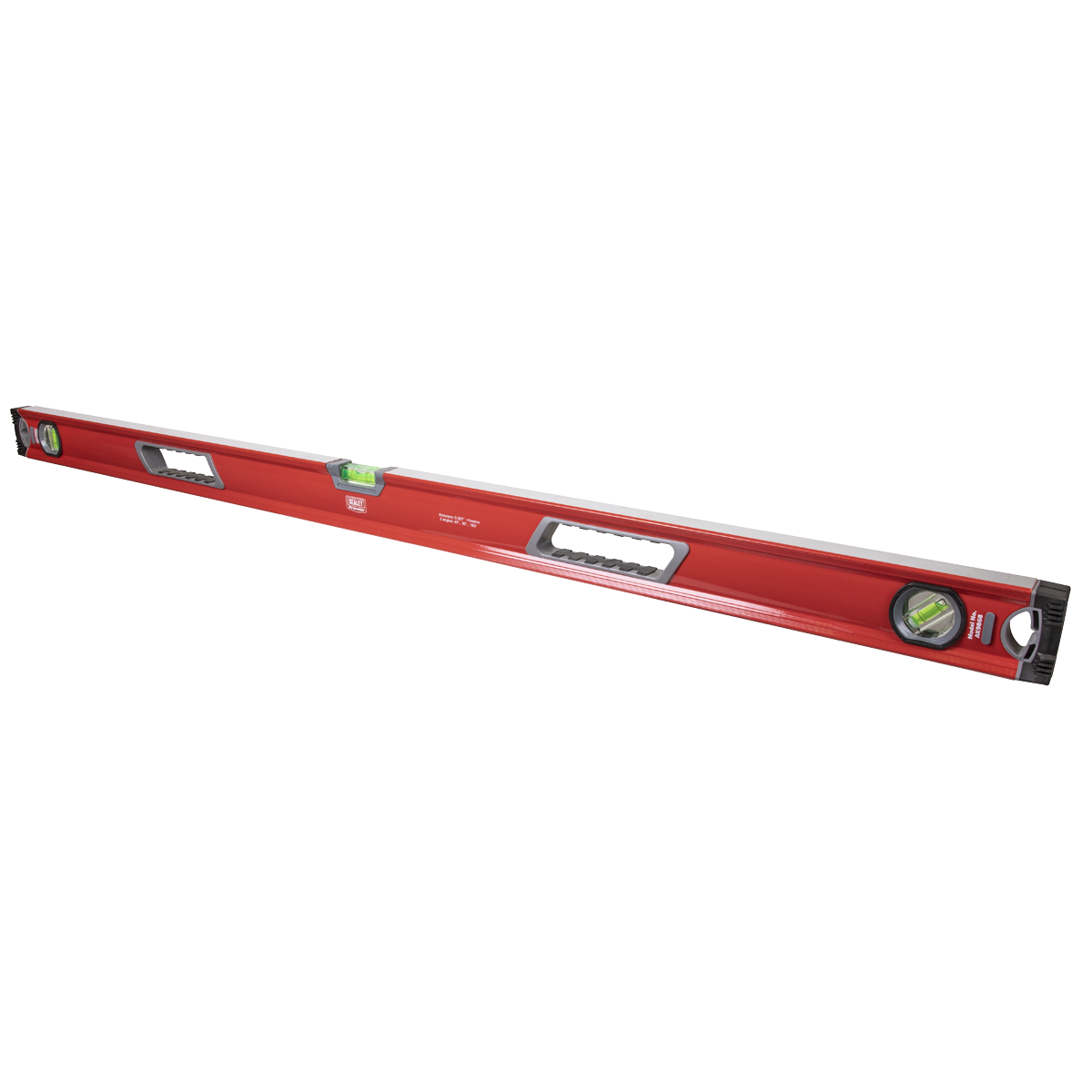 Sealey Spirit Level UV Resistant & Shockproof Vials 1200mm - Red AK9868