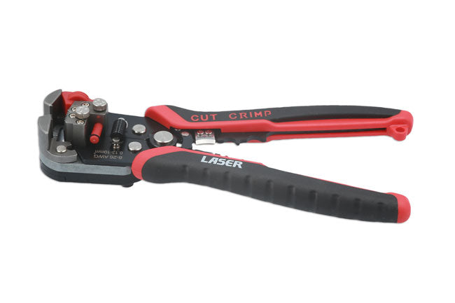LASER 7729 Automatic Wire Stripper With Voltage Detector Steel Body Tool