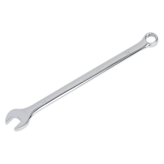 Sealey Combi Spanner Extra-Long Drop-Forged Chrome Vanadium Steel 14mm AK631014