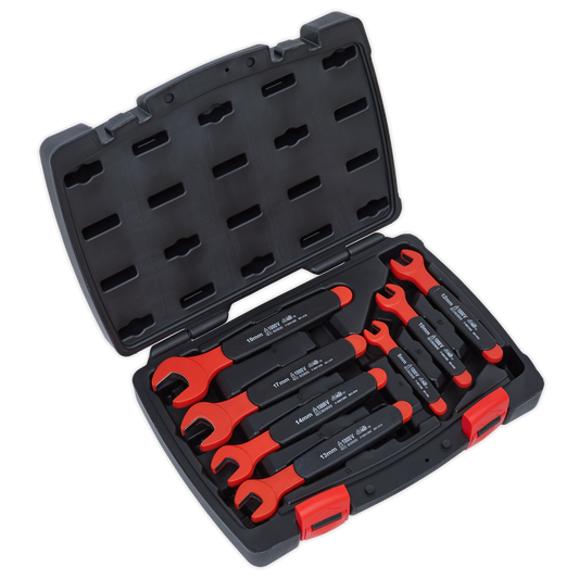 Sealey Insulated Open End Spanner 7 Pieces Set VDE Approved EN 60900 AK63171