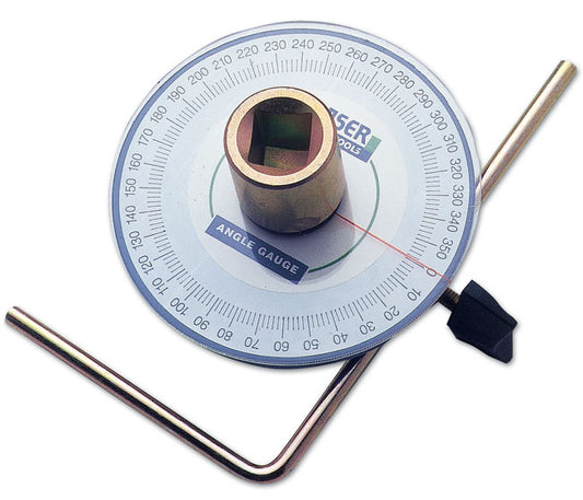 LASER 2245 Torque Angle Gauge 1/2" Drive 85 mm With Adjustable Holding Arm