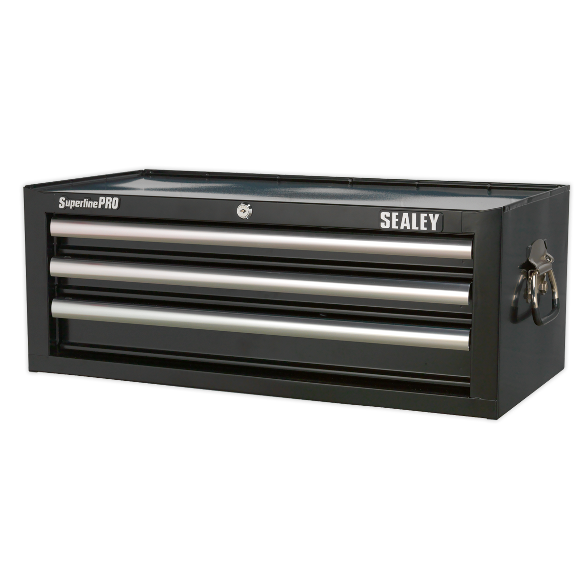 Sealey Add-On Chest 3 Drawer W/ Ball Bearing Runners Tool Storage Black AP33339B