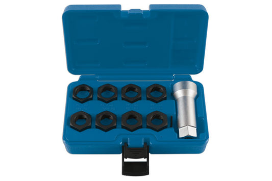 LASER 7774 Steel Thread Chaser Kit 9pc For Axle Spindle Rethreading Work