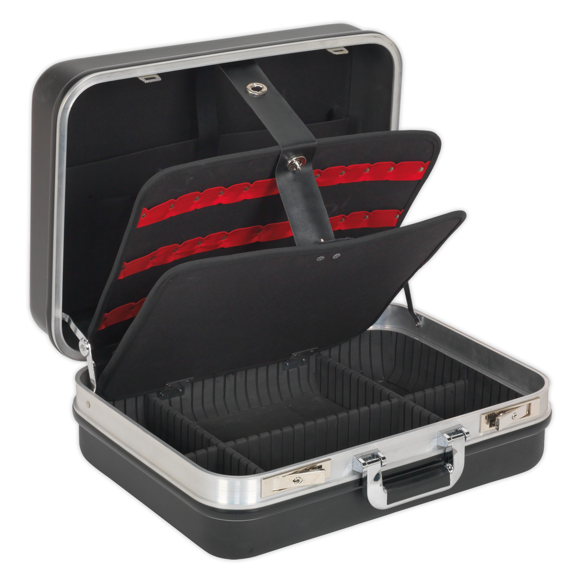 Sealey Tool Case ABS 475 x 365 x 185mm Supplied With Two Keys Black AP607