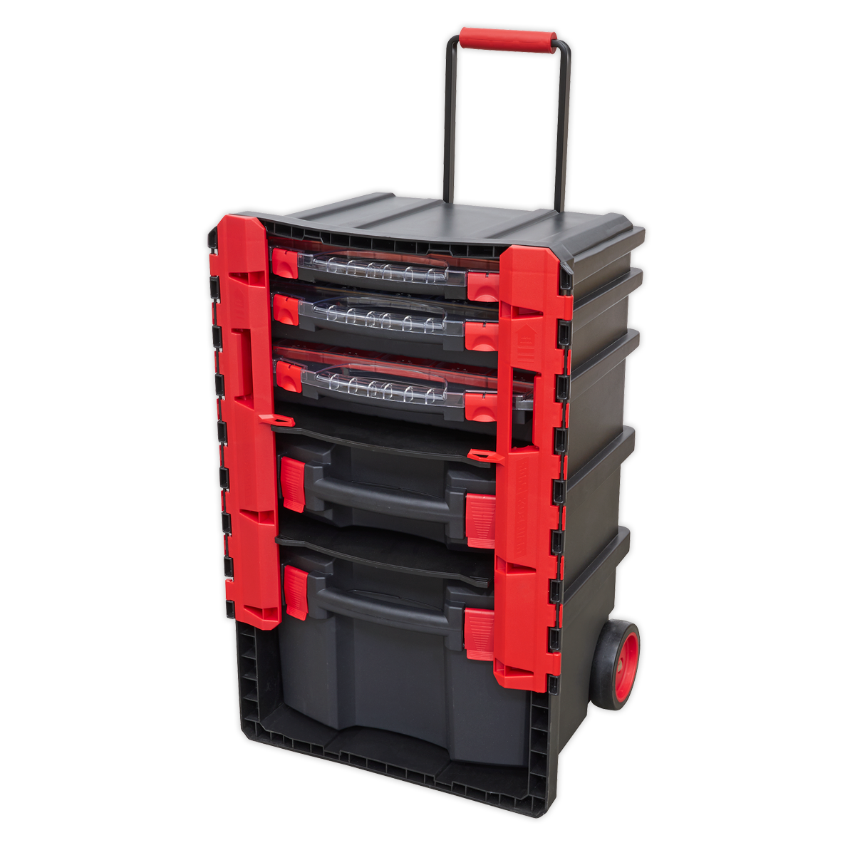 Sealey Professional Mobile Toolbox Tool Box 5 Removable Storage Cases AP860