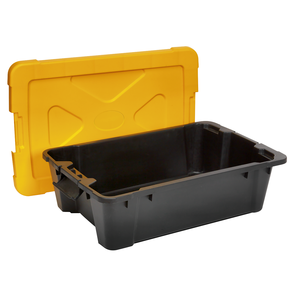 Sealey Composite Stackable Storage Box With Lid 27 Litre Storage Organiser APB27