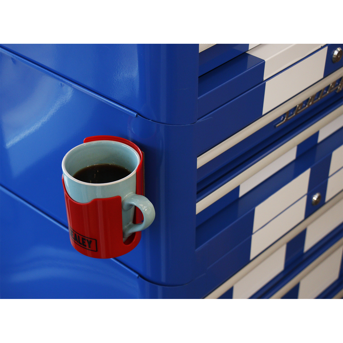 Sealey Durable Magnetic Cup/Can Holder With Four Powerful Magnets - Red APCH