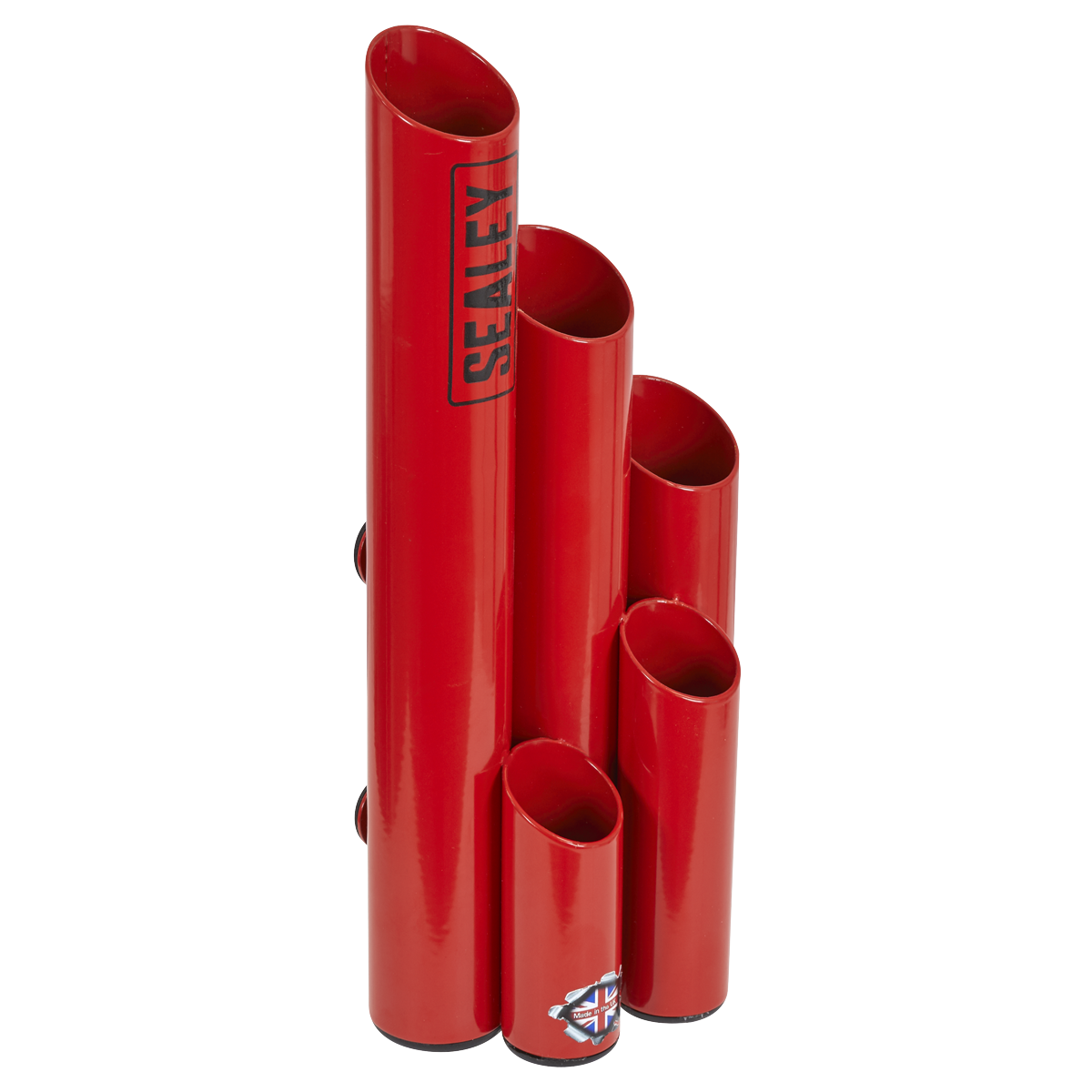 Sealey Large Magnetic Steel Cable Tie Holder With 500 Cable Ties Red APCTHRXL