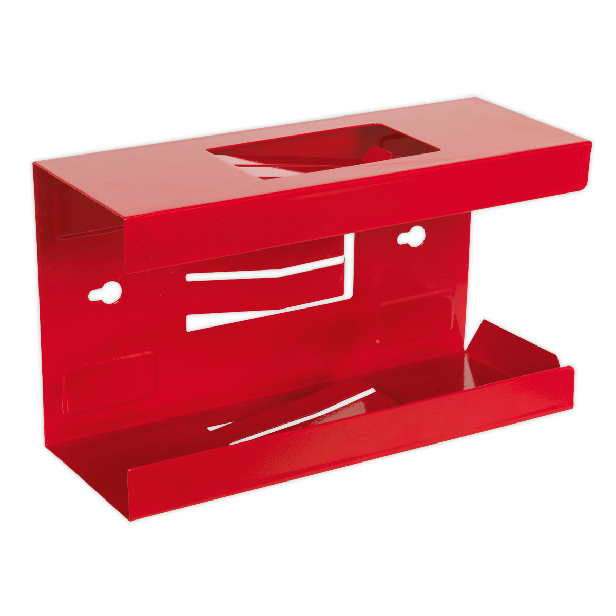 Sealey Magnetic Glove Dispenser With Self-Adjusting Springs Wall Mount Red APGD