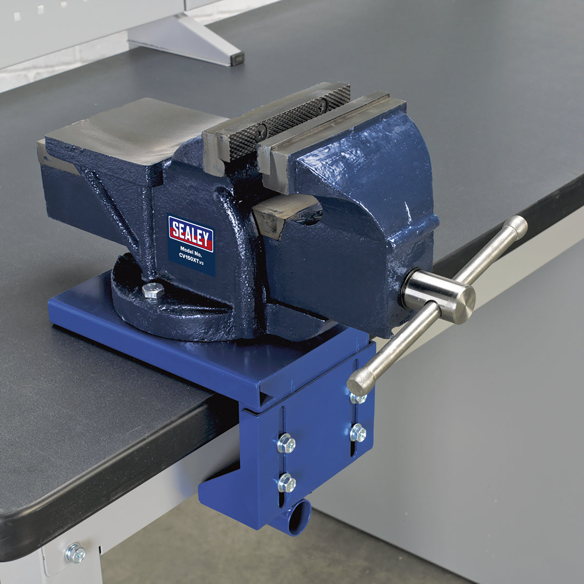 Sealey Vice Mounting Plate For API Series Industrial Work Benches Blue API10
