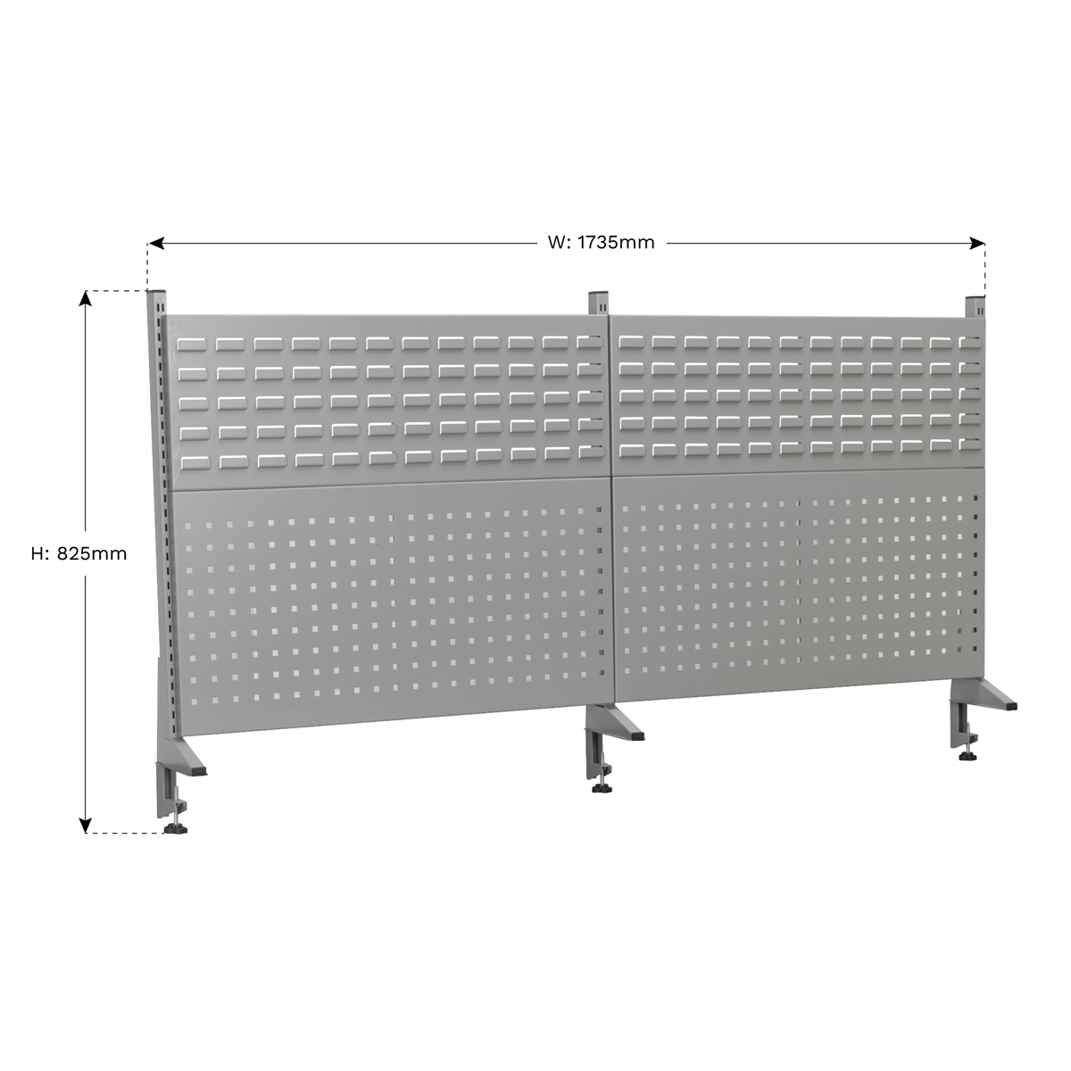 Sealey Back Panel Assembly For API1800 Industrial Work Bench 1735mm APIBP1800