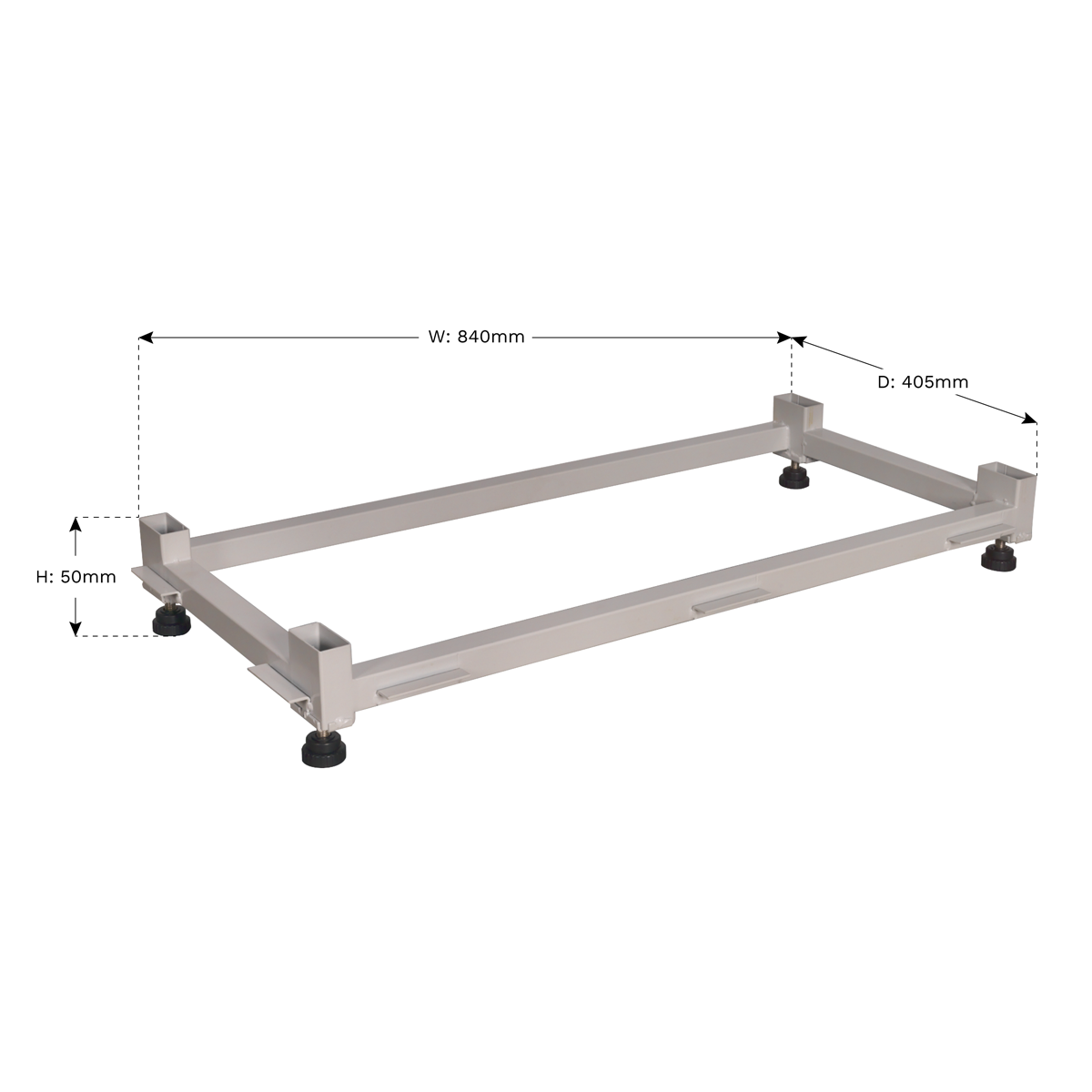 Sealey Base Unit For API Industrial Cabinet Height-Adjustable Rubber Feet APICB