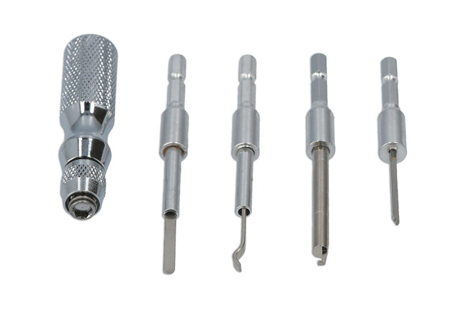 LASER 7807 Automotive Terminal Connector Release Tool Set Steel 5-Piece