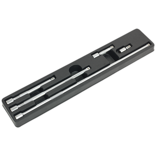 Sealey Extension Bar Set 5pc 3/8" Square Drive For Daily Professional Use AK6341
