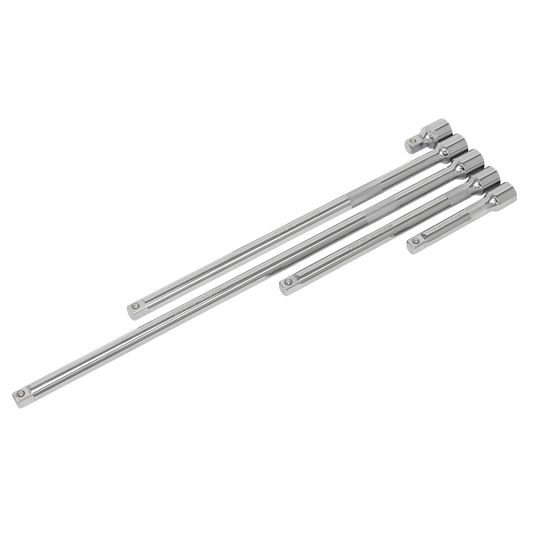 Sealey Extension Bar Set 5pc 1/2" Square Drive For Daily Professional Use AK6351