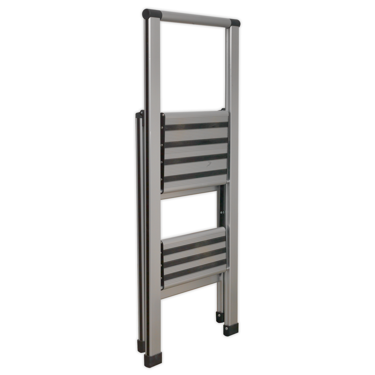 Sealey Professional Folding Step Ladder Aluminium 2 Steps 150kg Capacity APSL2