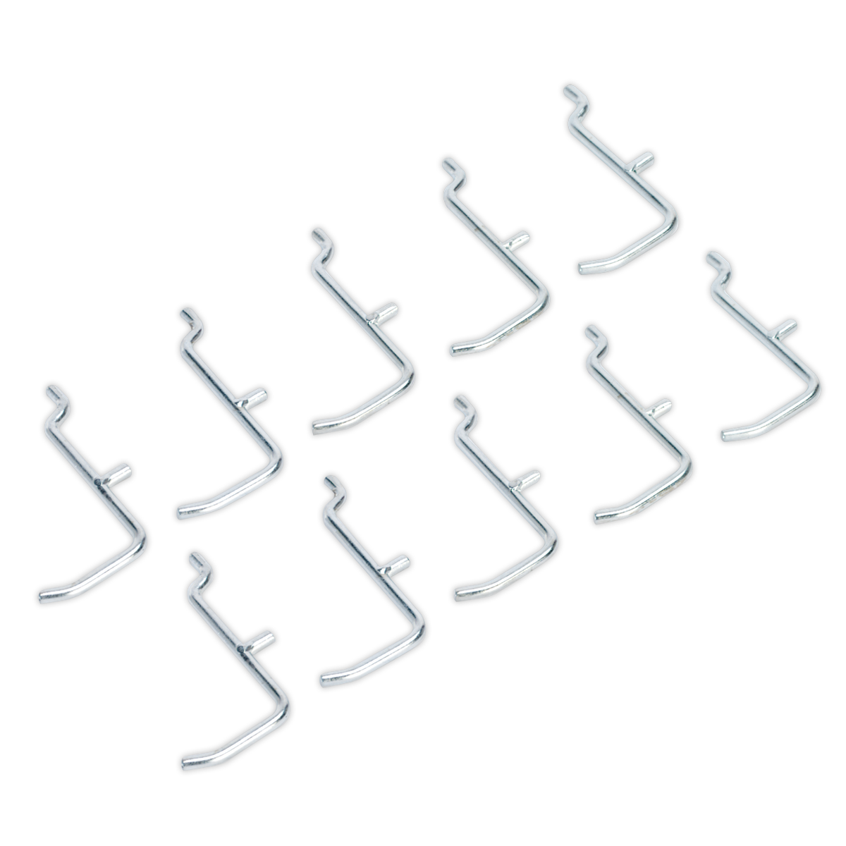 Sealey Hook Set For APSPB Pegboard Suitable For Hanging Tools Silver APSPB.H