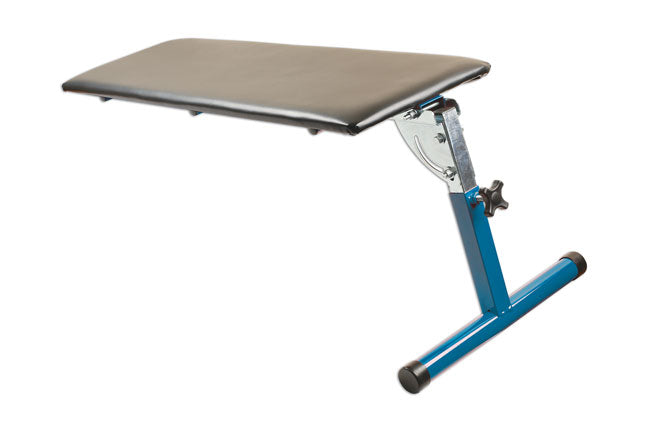 LASER 7825 Adjustable Mechanics Support Bench Steel Frame Padded 900 x 300 mm