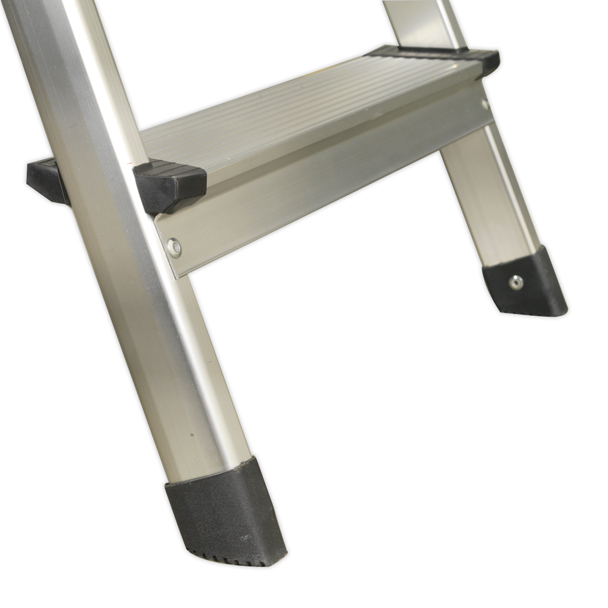 Sealey Aluminium Step Ladder 3-Tread 80mm Deep Non-Slip Steps EN 131 ASL3S