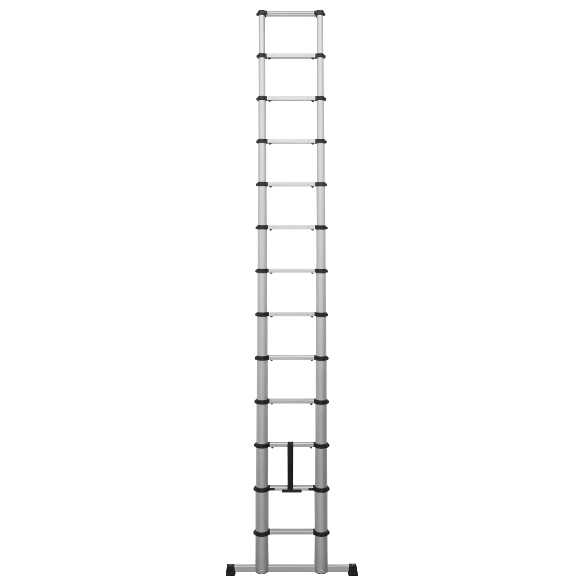 Sealey 3.81m 13-Tread Aluminium Telescopic Ladder Professional Lightweight ATL13