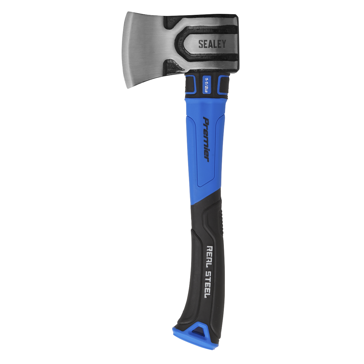Sealey 1.5LB Hand Axe Drop Forged Carbon Steel Tool With Fibreglass Shaft AXG98