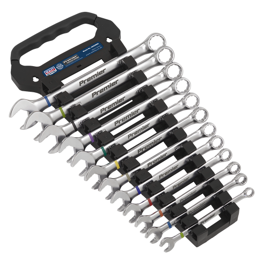 Sealey Combination Spanner Set Anti-Slip 12 Pcs Metric Platinum Series AK63950