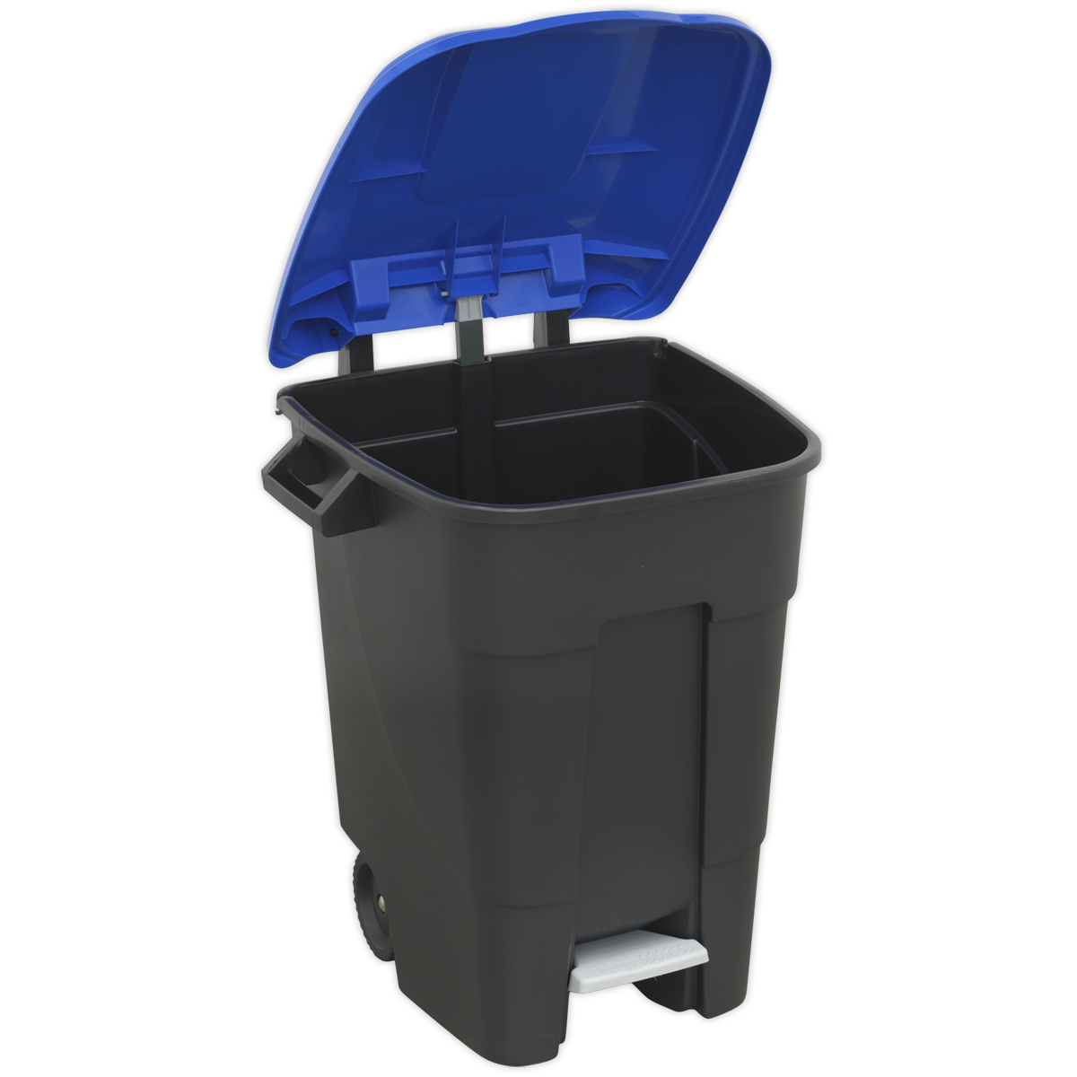 Sealey Refuse Wheelie Bin With Quick Release Foot Pedal 100 Litres Blue BM100PB