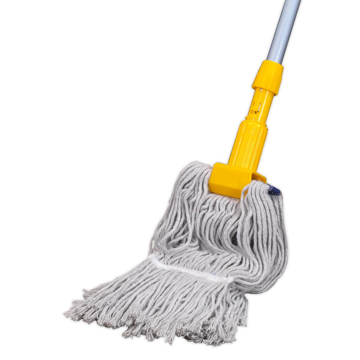Sealey Cotton Mop With 1330mm Plastic Handle Highly Absorbent 350g BM17