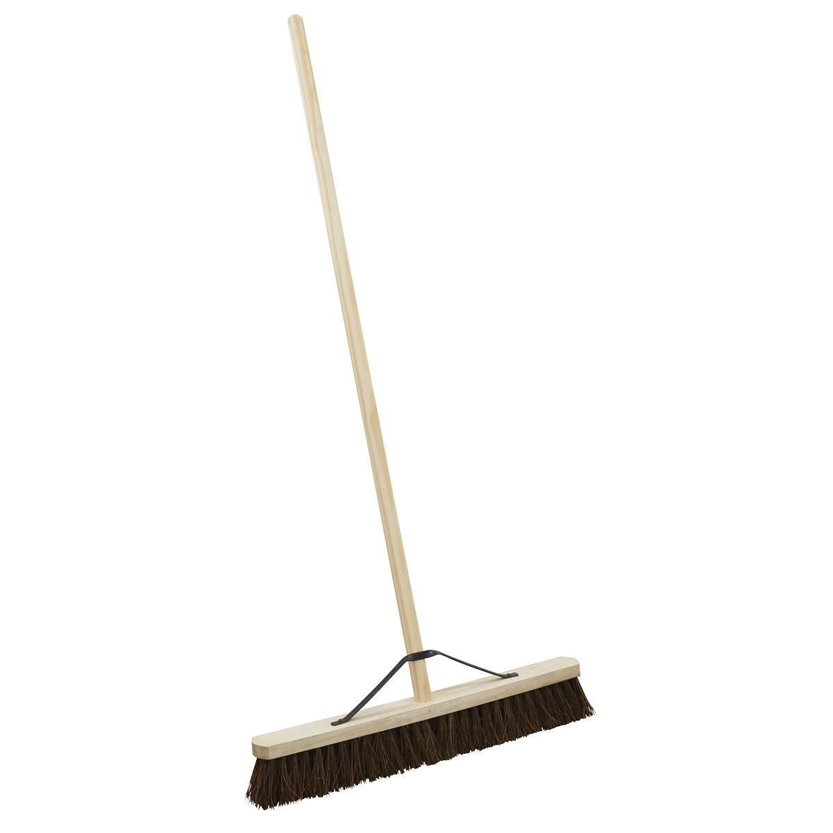 Sealey Broom With Metal Strengthening Support 24" Stiff/Hard Bristle BM24H