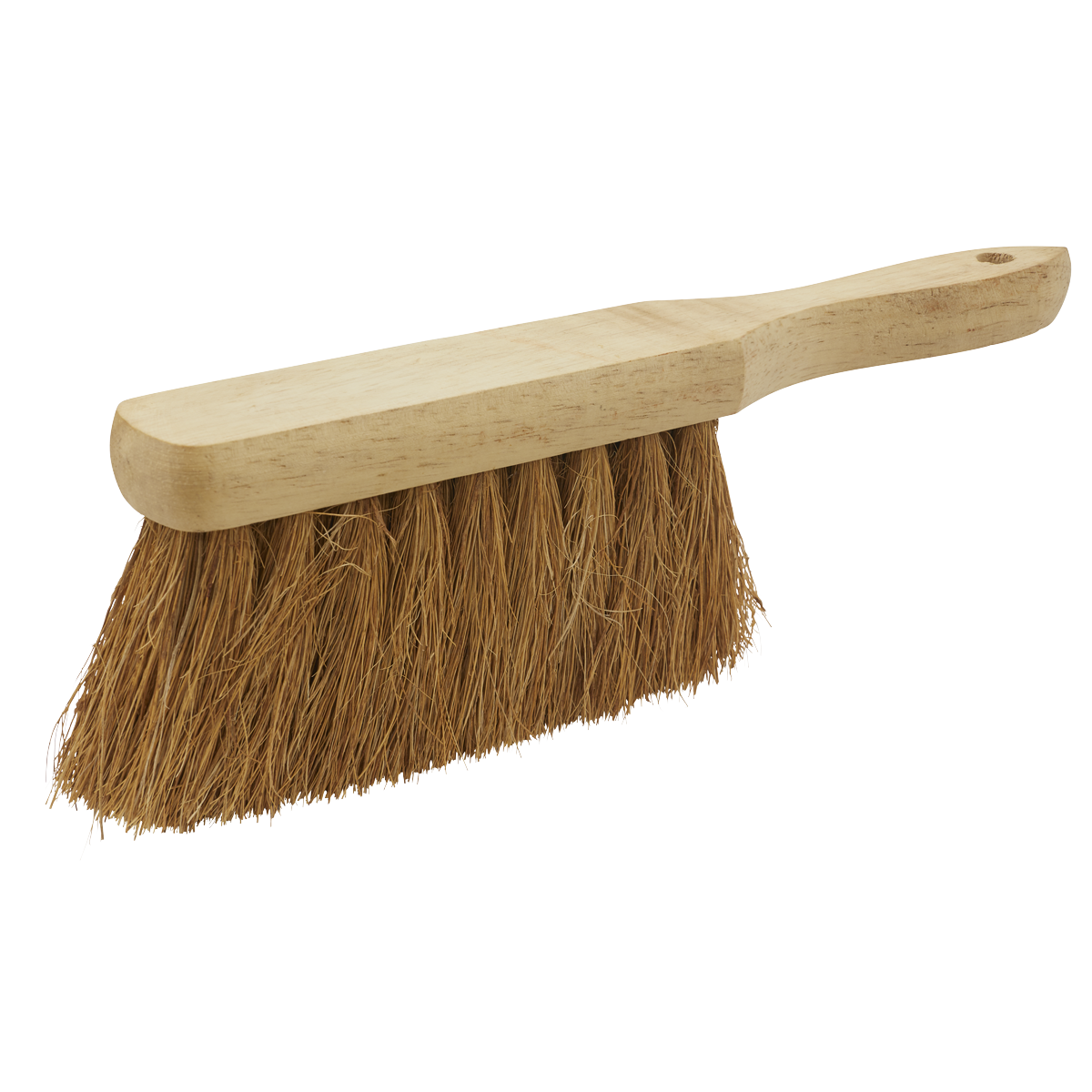 Sealey Hand Brush 11" 280mm Soft Bristle Hardwood With Ergonomic Handle BM25S
