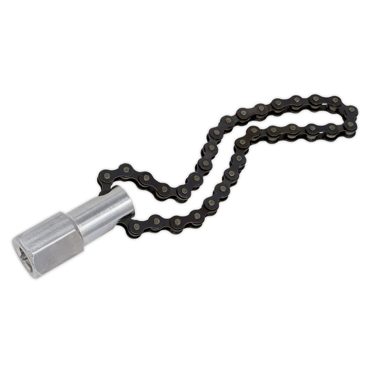 Sealey Oil Filter Heavy Duty Chain Wrench 1/2" Square Drive 135mm Capacity AK641