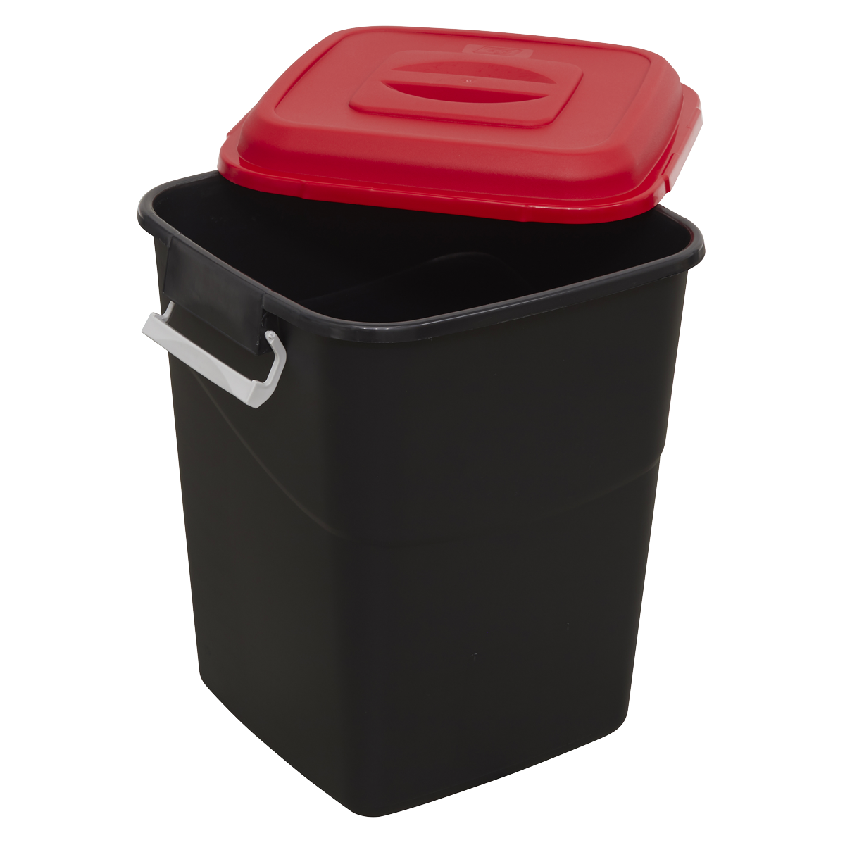 Sealey Durable Refuse Storage Bin Suitable For Outdoor Use 50 Litres Red BM50R