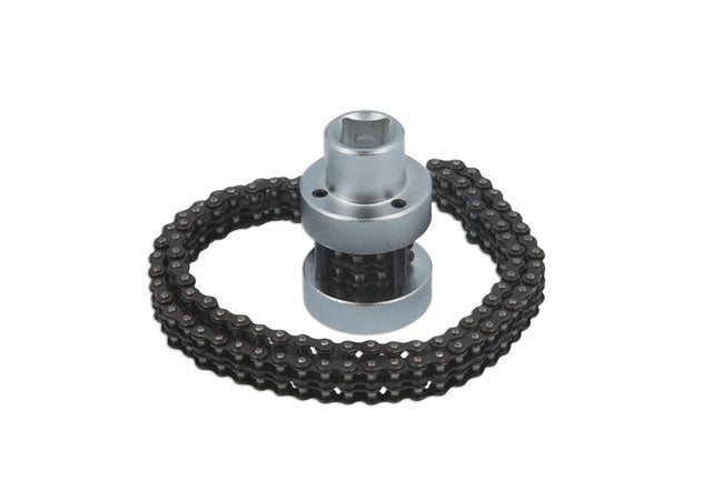 LASER 7858 Heavy Duty Oil Filter Chain Wrench 60-170 mm 1/2" Inch Drive Tool
