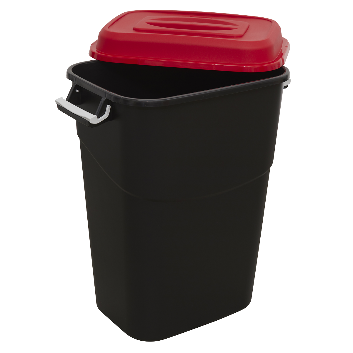 Sealey Durable Refuse Storage Bin Suitable For Outdoor Use 95 Litres Red BM95R