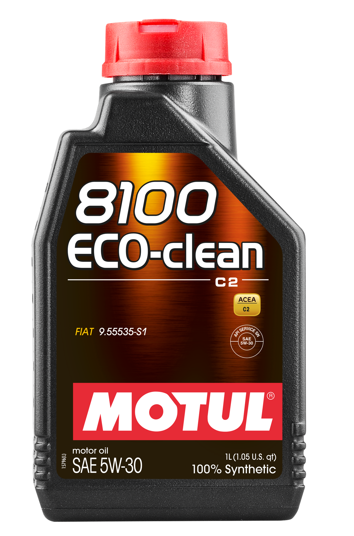 Motul 8100 ECO-CLEAN 5W30 1 Liter Auto Engine Lubricant 5W-30 Fully Synthetic