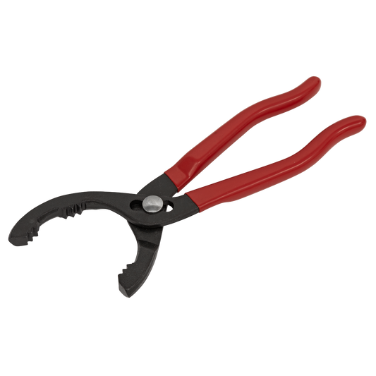Sealey Oil Filter Pliers Forged With Long Handles 45-89mm Capacity AK6412