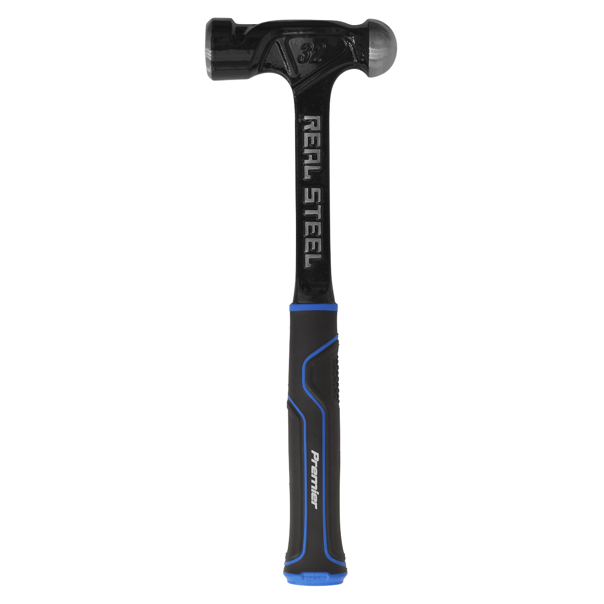 Sealey 32oz One-Piece Ball Pein Hammer With Textured Rubber Grip 0.90kg BPHX32